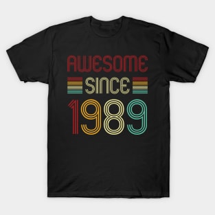 Vintage Awesome Since 1989 T-Shirt